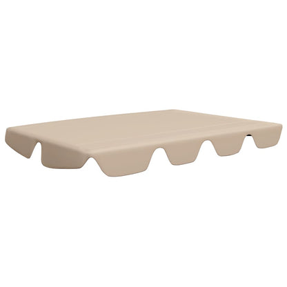 Baldacchino per Dondolo Giardino Beige 188/168x110/145 cm - homemem39