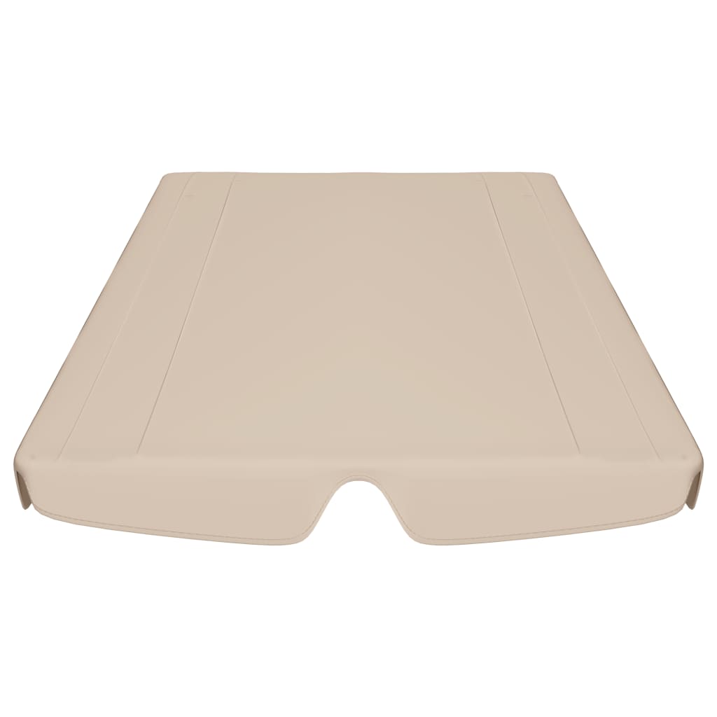 Baldacchino per Dondolo Giardino Beige 188/168x110/145 cm - homemem39