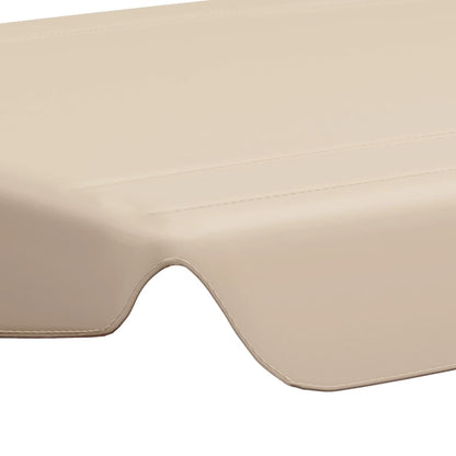 Baldacchino per Dondolo Giardino Beige 188/168x110/145 cm - homemem39