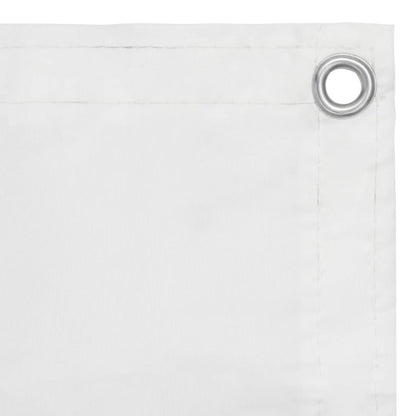 Paravento Balcone Bianco 120x600 cm in Tessuto Oxford - homemem39