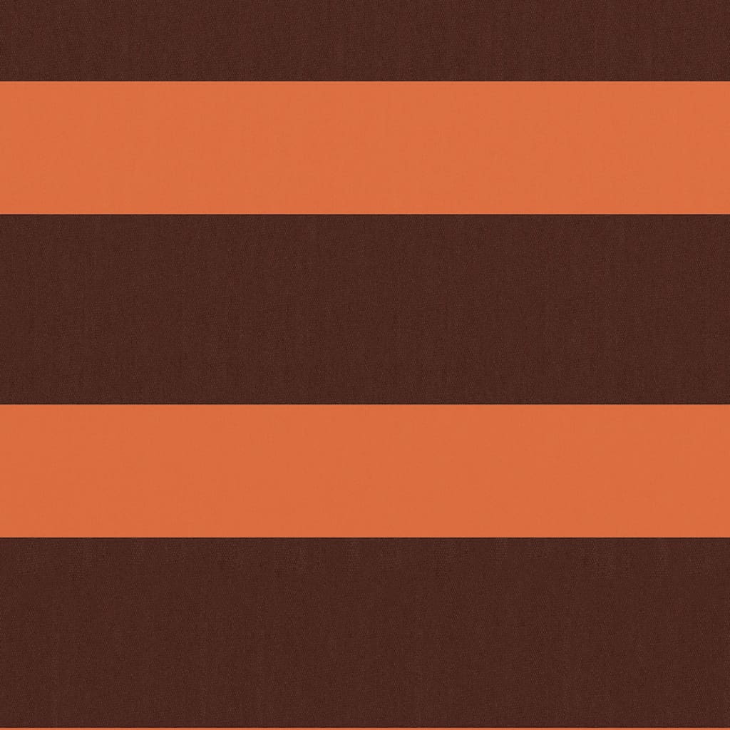 Paravento Balcone Arancione e Marrone 75x300 cm Tessuto Oxford - homemem39