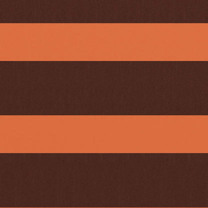 Paravento Balcone Arancione e Marrone 75x300 cm Tessuto Oxford - homemem39