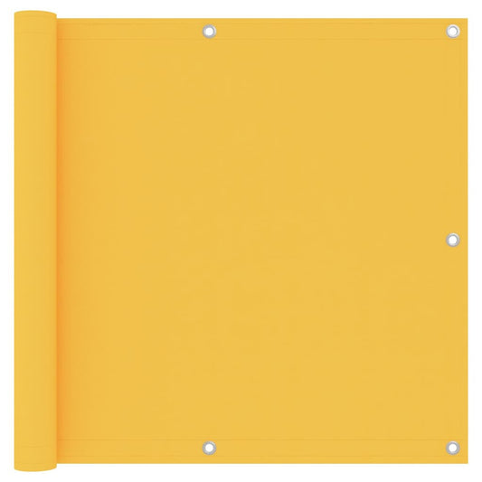 Paravento Balcone Giallo 90x600 cm Tessuto Oxford - homemem39