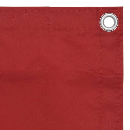 Paravento da Balcone Rosso 120x300 cm in Tessuto Oxford - homemem39