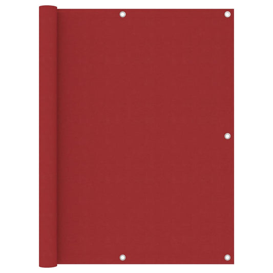 Paravento Balcone Rosso 120x500 cm in Tessuto Oxford - homemem39