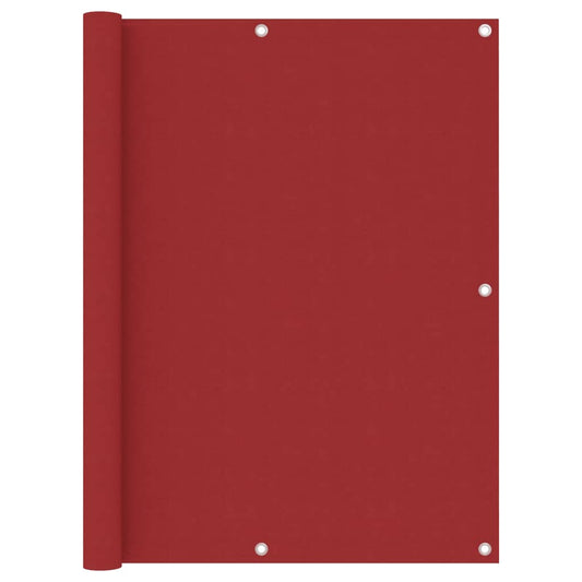 Paravento Balcone Rosso 120x600 cm in Tessuto Oxford - homemem39