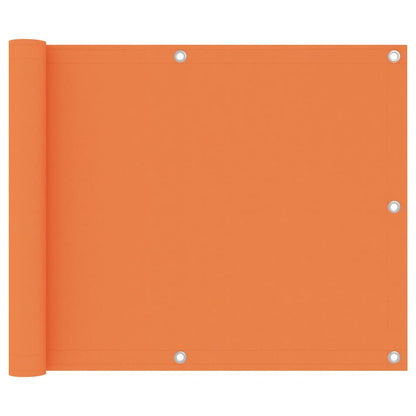 Paravento Balcone Arancione 75x500 cm in Tessuto Oxford - homemem39