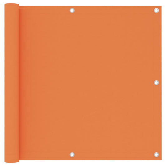 Paravento da Balcone Arancione 90x500 cm in Tessuto Oxford - homemem39