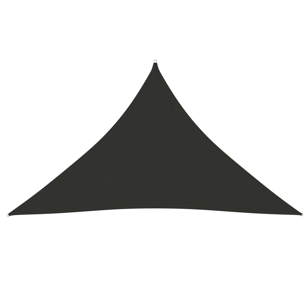 Parasole a Vela Oxford Triangolare 5x5x6 m Antracite - homemem39