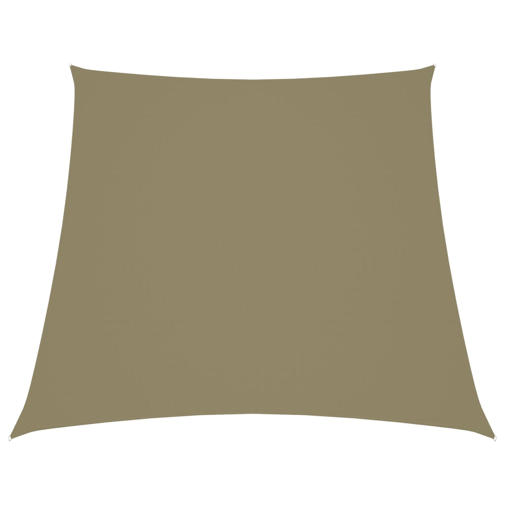 Parasole a Vela in Tela Oxford a Trapezio 2/4x3 m Beige - homemem39