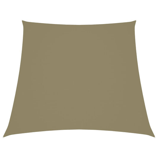 Parasole a Vela in Tela Oxford a Trapezio 2/4x3 m Beige - homemem39