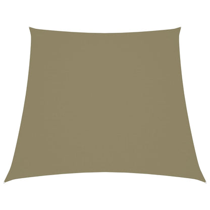 Parasole a Vela in Tela Oxford a Trapezio 3/5x4 m Beige - homemem39