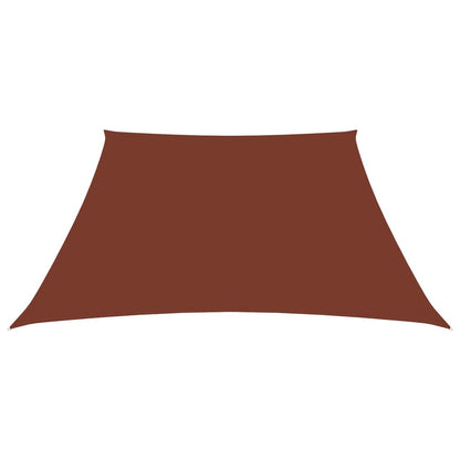 Parasole a Vela in Tela Oxford a Trapezio 3/5x4 m Terracotta - homemem39