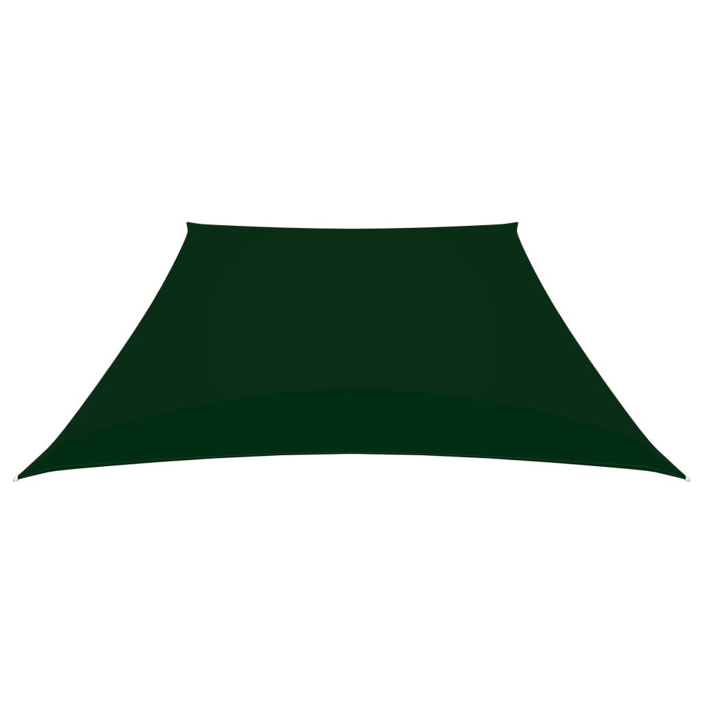 Parasole a Vela in Tela Oxford a Trapezio 2/4x3 m Verde Scuro - homemem39