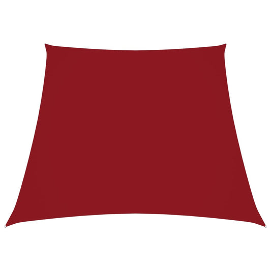 Parasole a Vela in Tela Oxford a Trapezio 2/4x3 m Rosso - homemem39