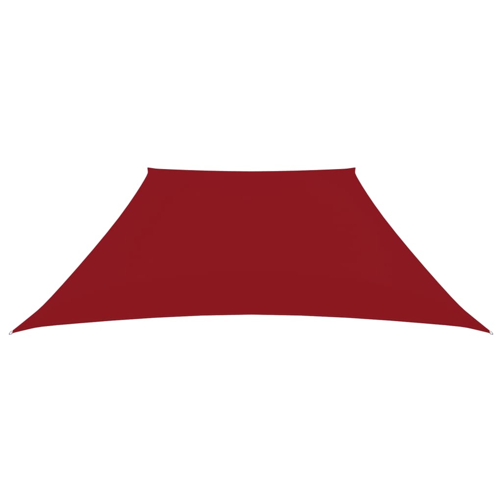 Parasole a Vela in Tela Oxford a Trapezio 2/4x3 m Rosso - homemem39