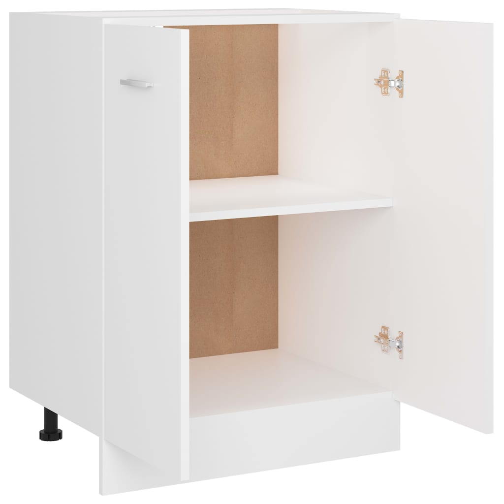 Armadio Inferiore Bianco 60x46x81,5 cm in Legno Multistrato - homemem39