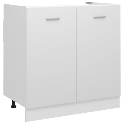 Armadio Inferiore per Lavabo Bianco 80x46x81,5 cm in Truciolato - homemem39