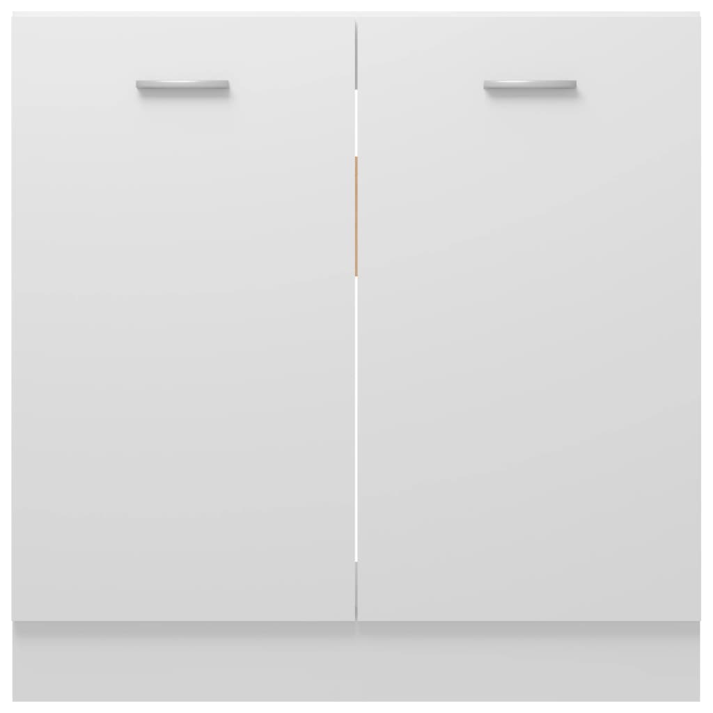 Armadio Inferiore per Lavabo Bianco 80x46x81,5 cm in Truciolato - homemem39