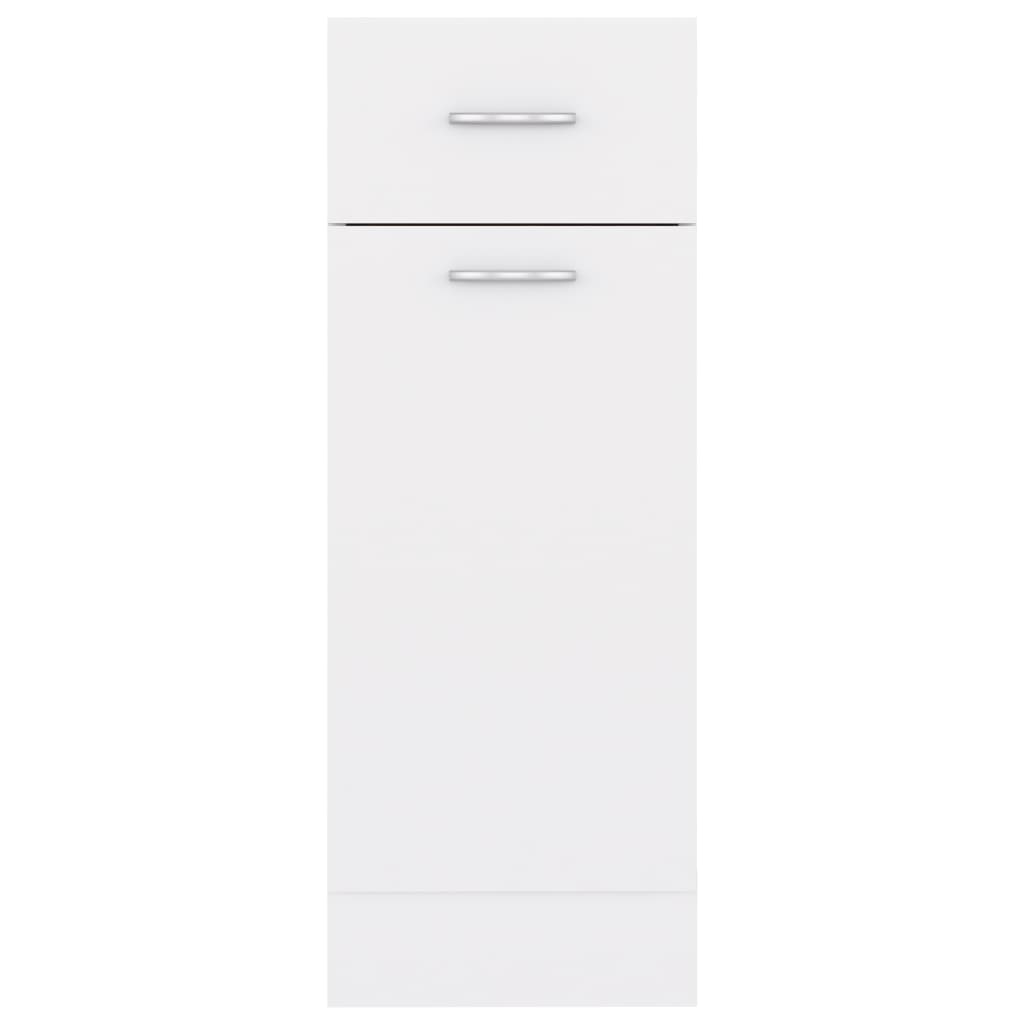 Armadio con Cassetto Bianco 30x46x81,5 cm in Legno Multistrato - homemem39