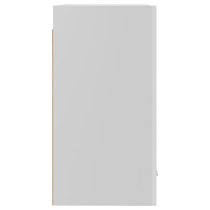 Armadio Sospeso Bianco Lucido 39,5x31x60 cm in Truciolato - homemem39