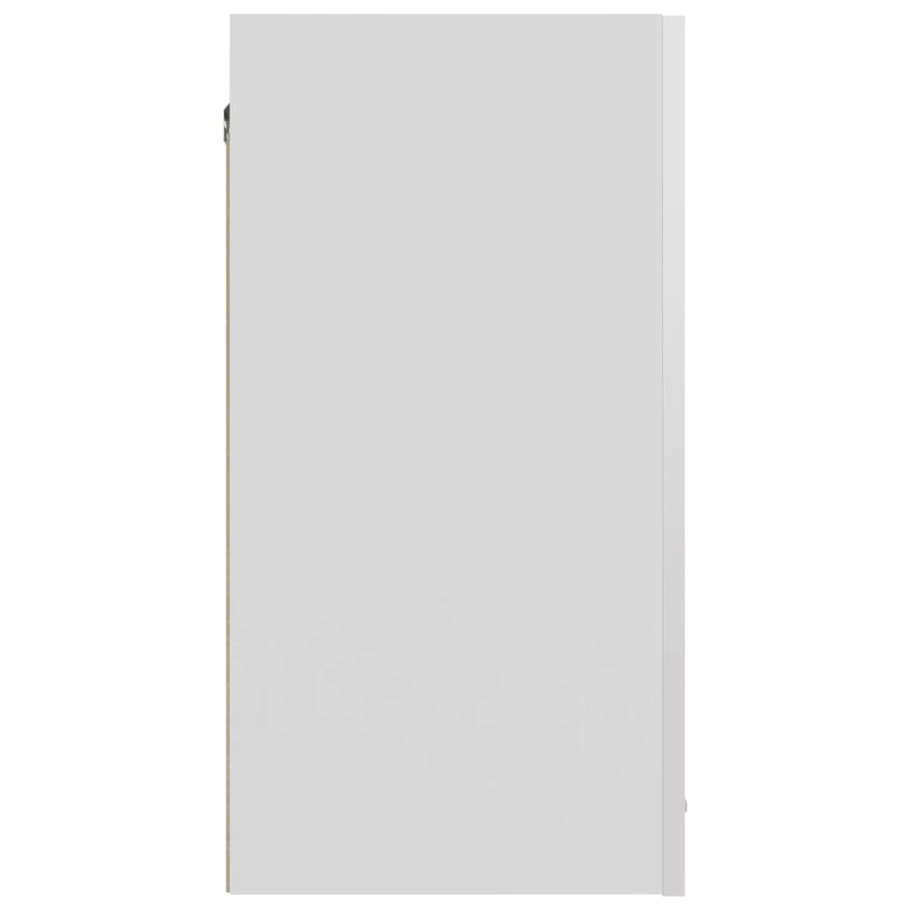 Armadio Sospeso Bianco Lucido 60x31x60 cm in Truciolato - homemem39