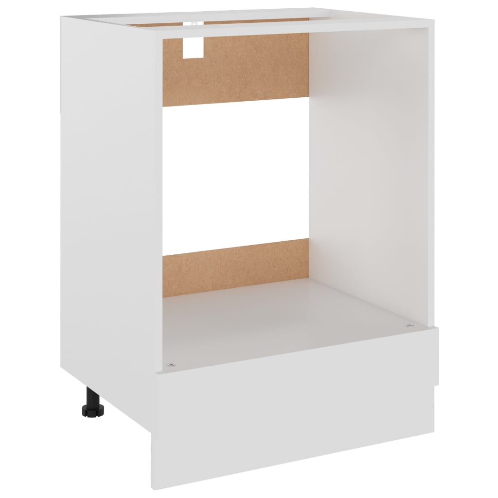 Armadio per Forno Bianco 60x46x81,5 cm in Legno Multistrato - homemem39