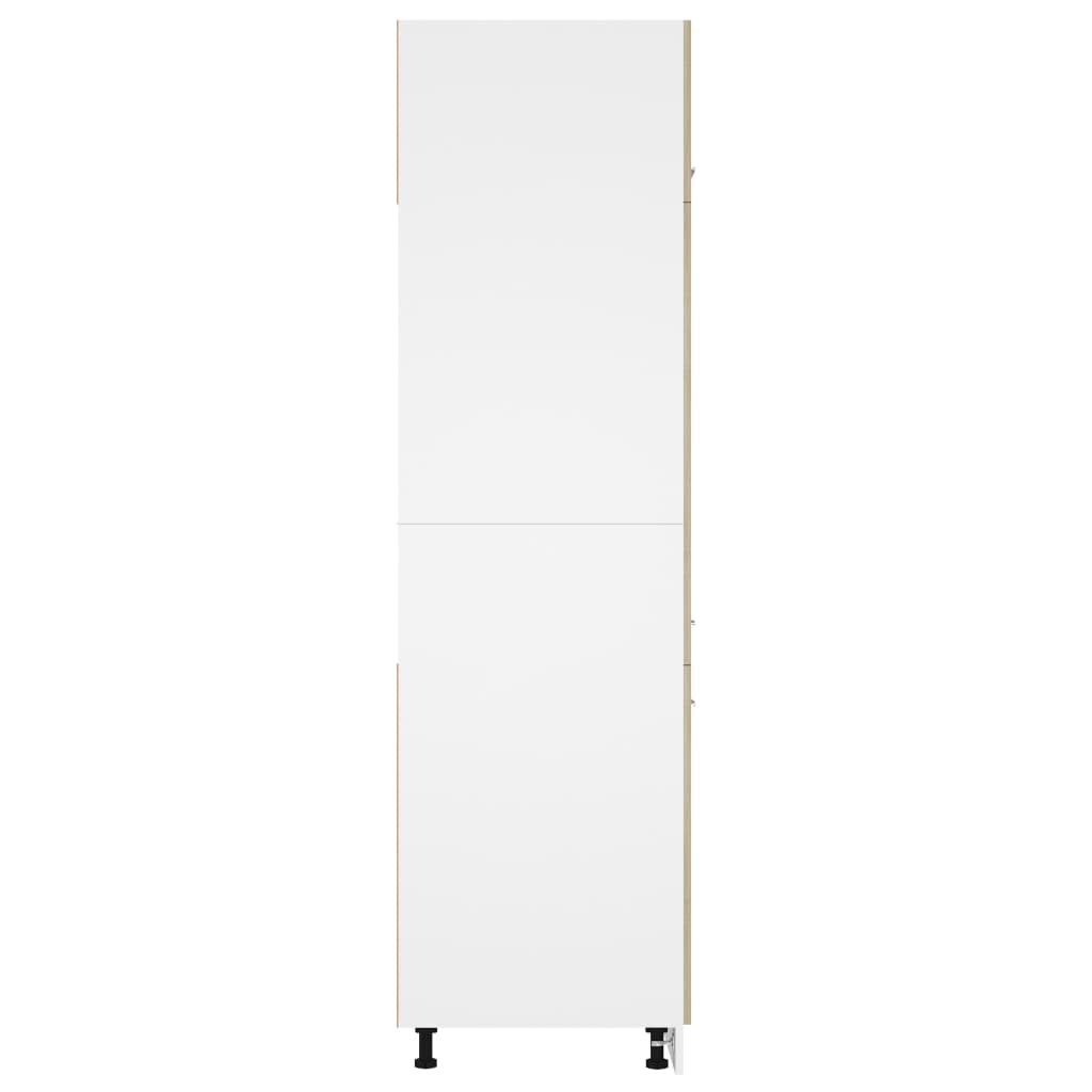 Armadio per Frigo Rovere Sonoma 60x57x207 cm in Truciolato - homemem39