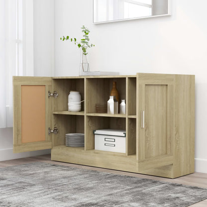 Credenza Rovere Sonoma 120x30,5x70 cm in Truciolato - homemem39