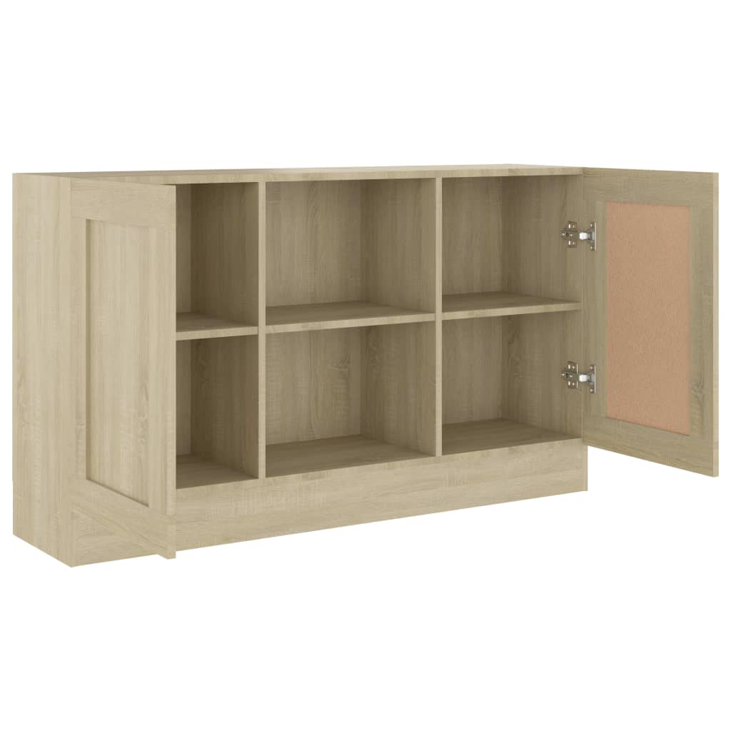 Credenza Rovere Sonoma 120x30,5x70 cm in Truciolato - homemem39