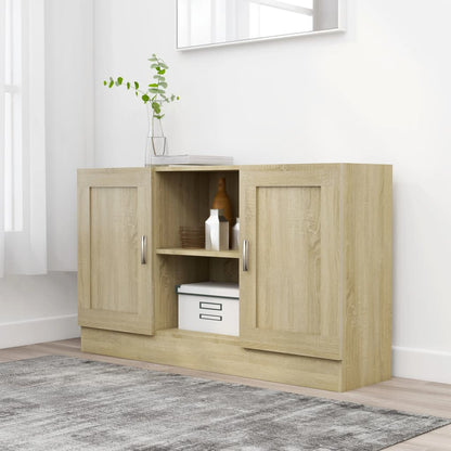 Credenza Rovere Sonoma 120x30,5x70 cm in Truciolato - homemem39