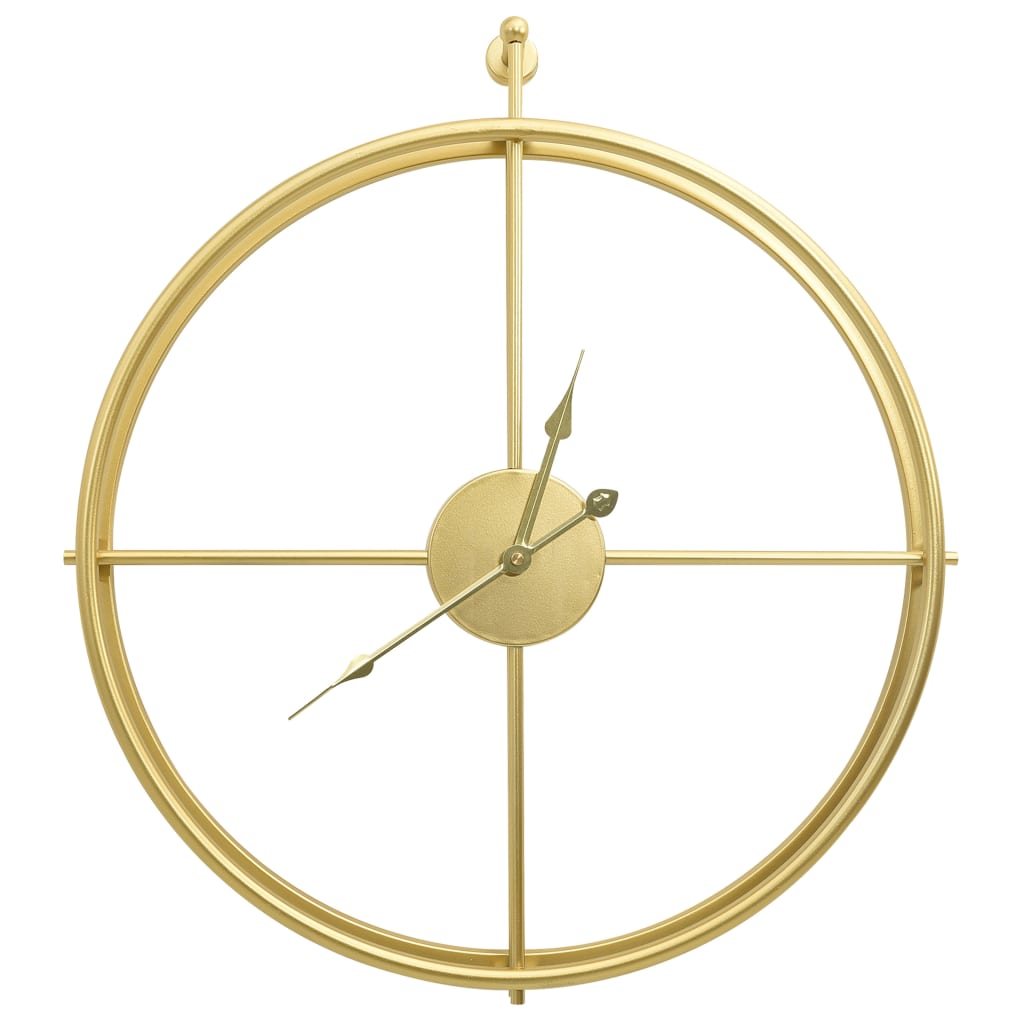 Orologio da Parete Oro 52 cm in Ferro - homemem39