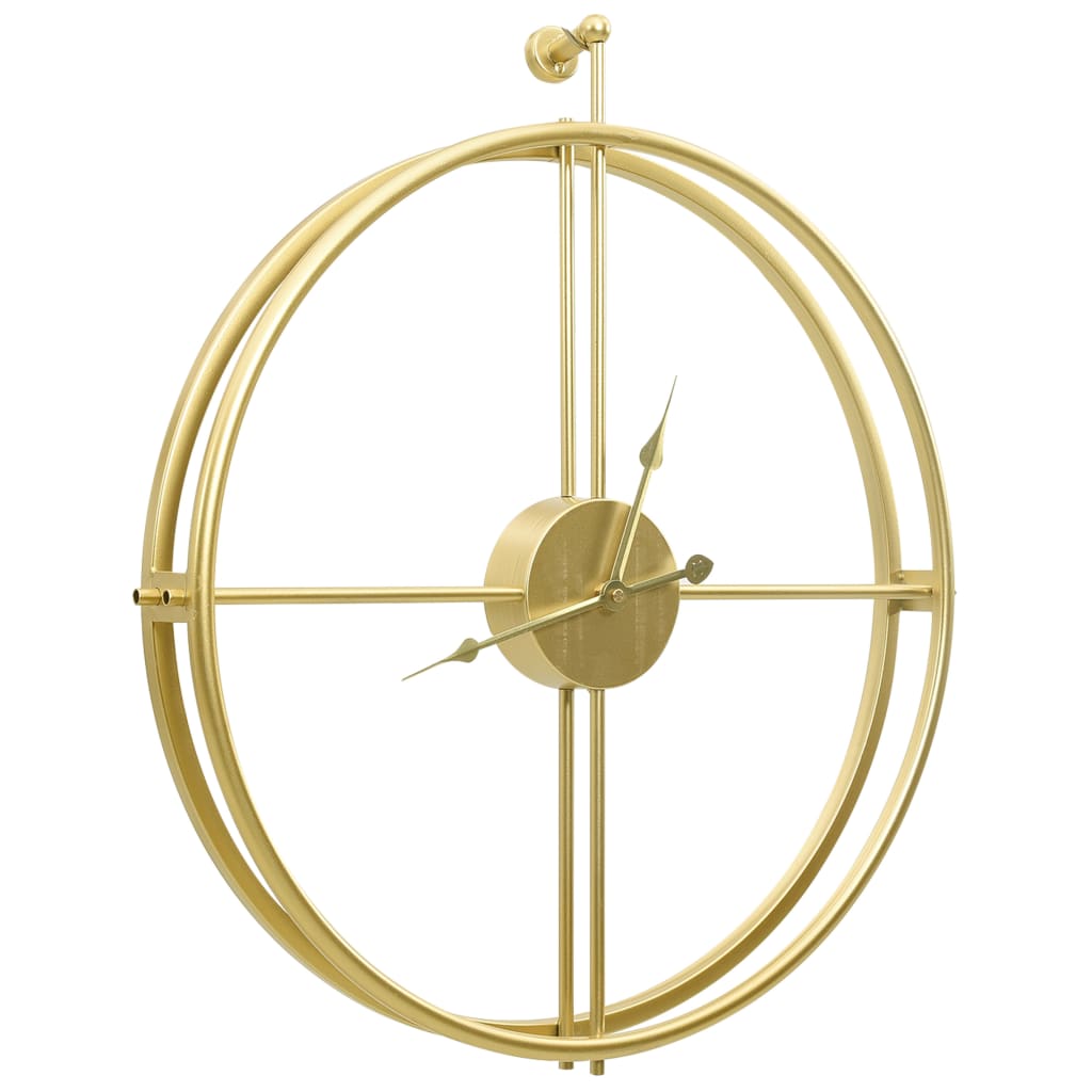 Orologio da Parete Oro 52 cm in Ferro - homemem39
