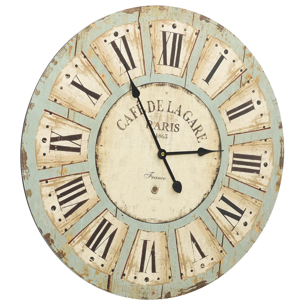 Orologio da Parete Multicolore 60 cm in MDF - homemem39