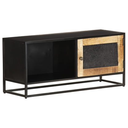 Mobile Porta TV 90x30x40 cm in Legno di Mango Grezzo - homemem39