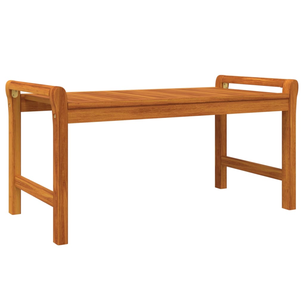 Tavolino da Salotto 100x50x50 cm in Legno Massello di Acacia - homemem39