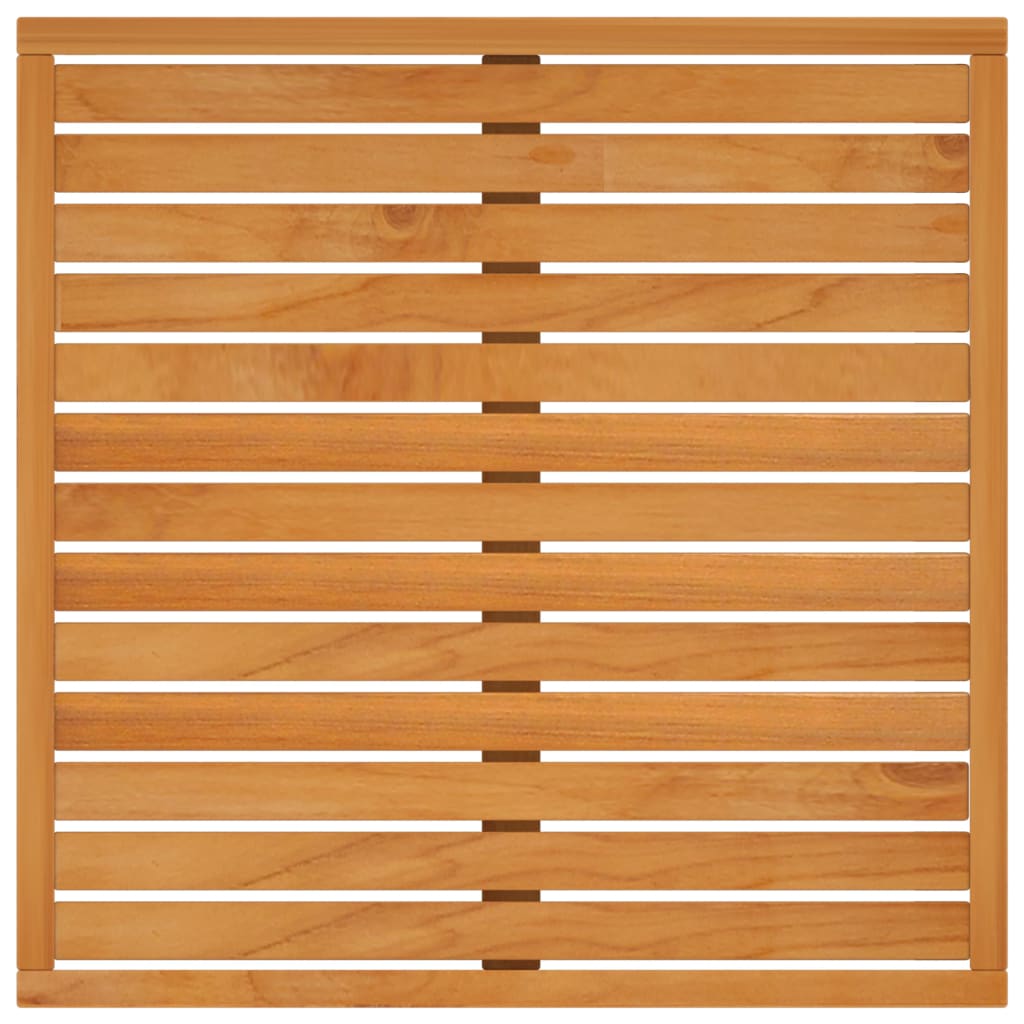 Tavolo da Giardino 68,5x68,5x24 cm in Legno Massello di Acacia - homemem39