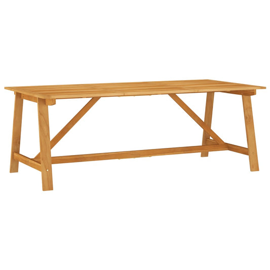 Tavolo da Pranzo da Giardino 206x100x74 cm in Massello Acacia - homemem39