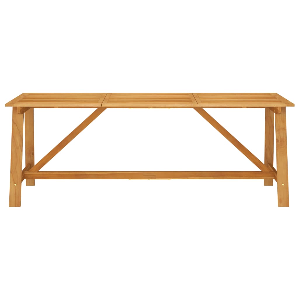 Tavolo da Pranzo da Giardino 206x100x74 cm in Massello Acacia - homemem39