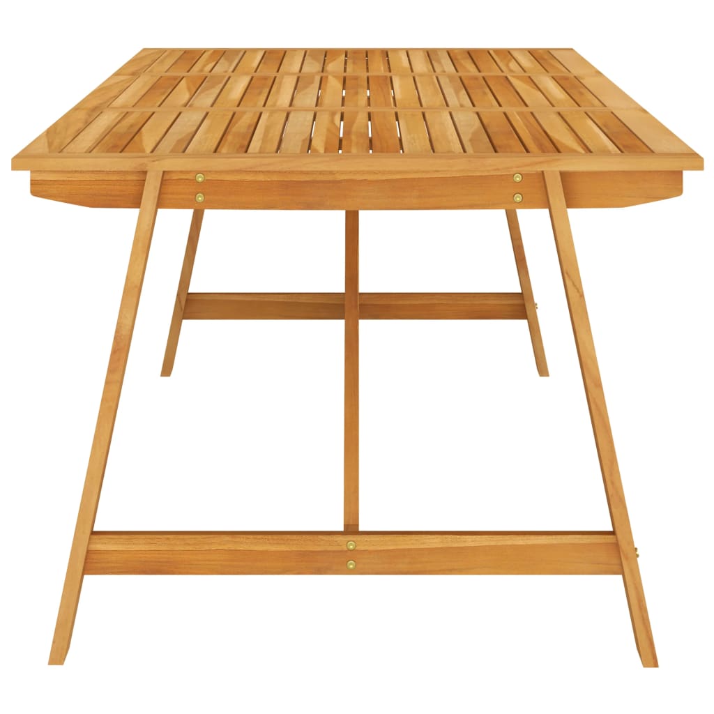 Tavolo da Pranzo da Giardino 206x100x74 cm in Massello Acacia - homemem39