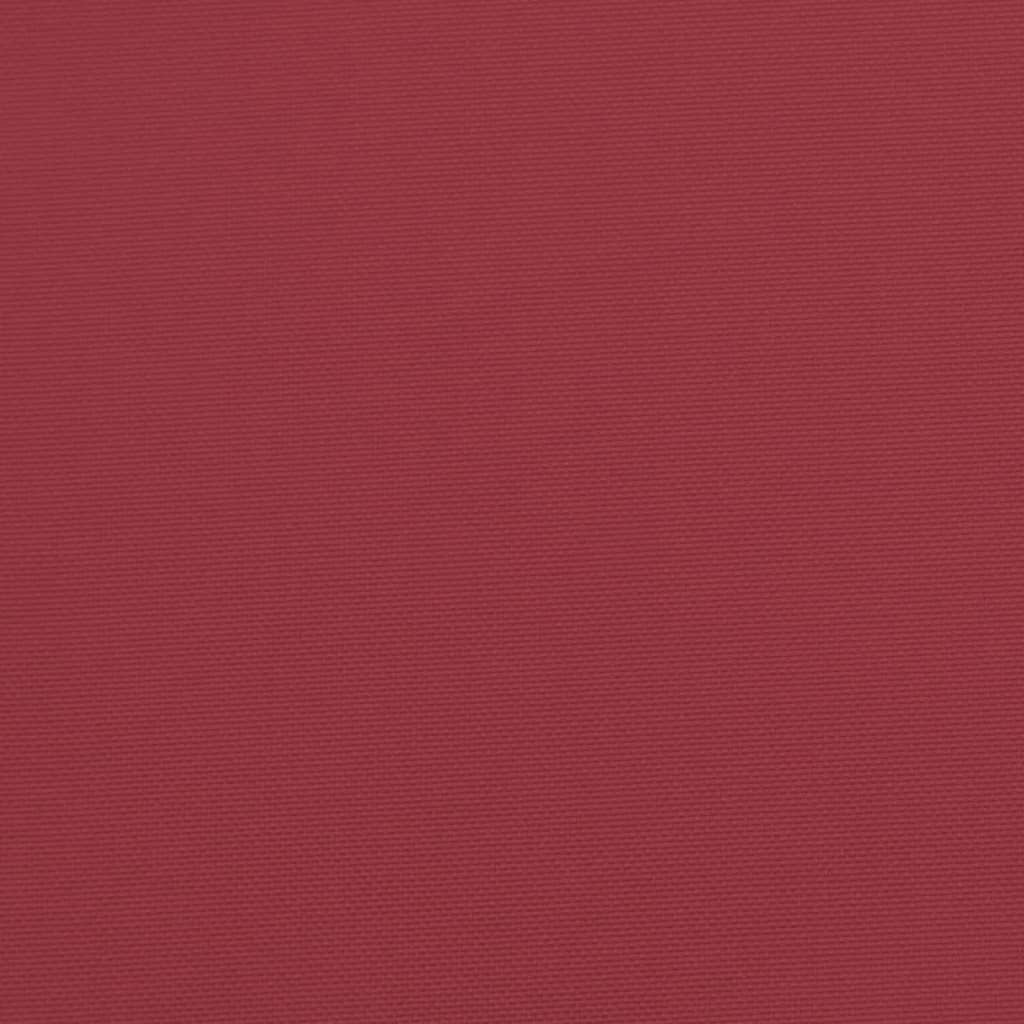 Cuscini per Sedia 4 pz Rosso Vino 50x50x3 cm in Tessuto Oxford - homemem39