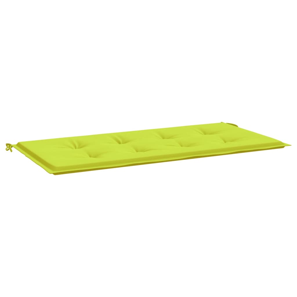 Cuscino per Panca Verde Brillante 100x50x3 cm in Tessuto Oxford - homemem39