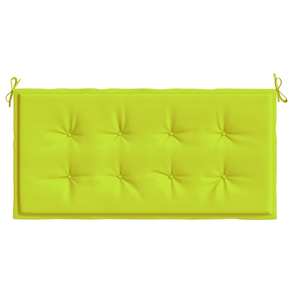 Cuscino per Panca Verde Brillante 100x50x3 cm in Tessuto Oxford - homemem39