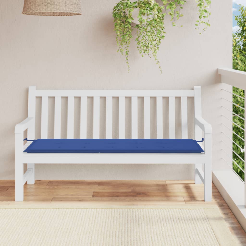 Cuscino per Panca Blu Reale 150x50x3 cm in Tessuto Oxford - homemem39