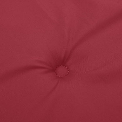 Cuscini per Sedie 2 pz Rosso Vino 120x50x3 cm in Tessuto - homemem39