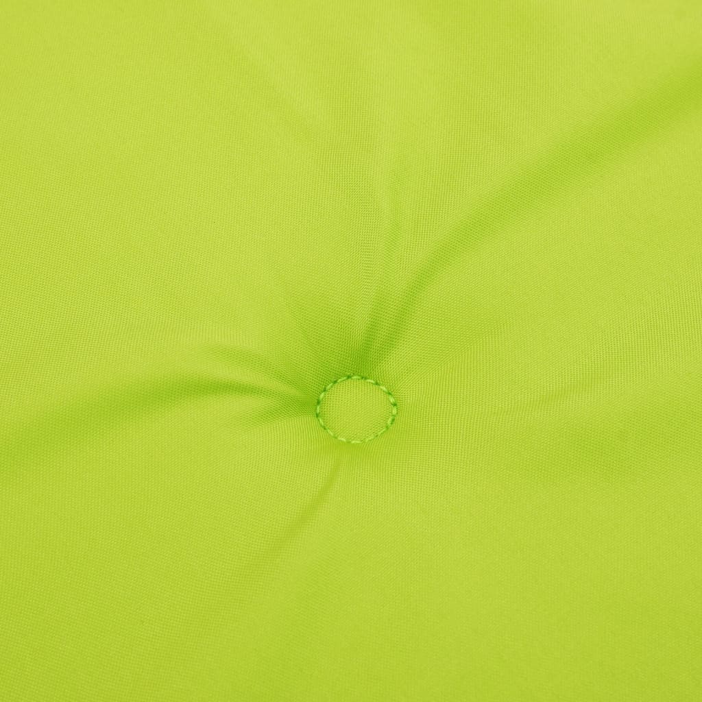 Cuscini per Sedie 6 pz Verde Brillante 120x50x3 cm in Tessuto - homemem39