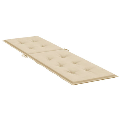 Cuscino per Sdraio Beige (75+105)x50x3 cm - homemem39