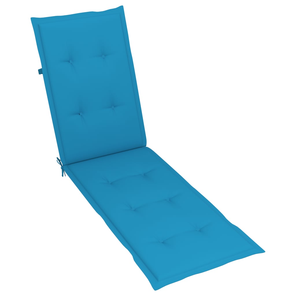 Cuscino per Sdraio Blu (75+105)x50x3 cm - homemem39