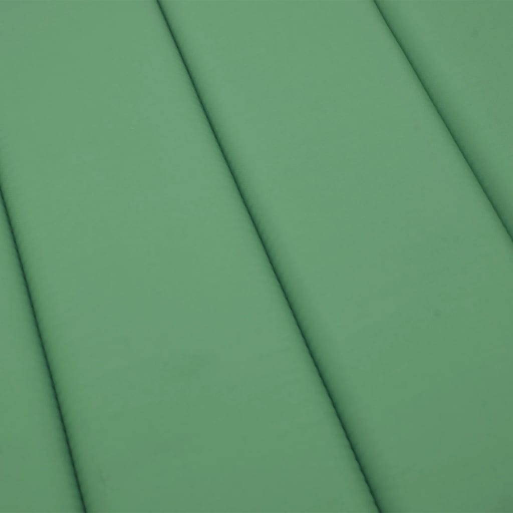 Cuscino per Lettino Verde 200x50x3 cm in Tessuto Oxford - homemem39
