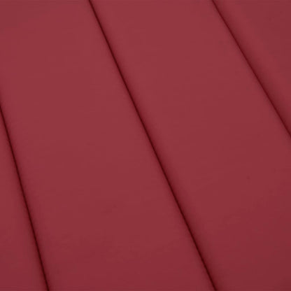 Cuscino per Lettino Rosso Vino 200x50x3 cm in Tessuto Oxford - homemem39